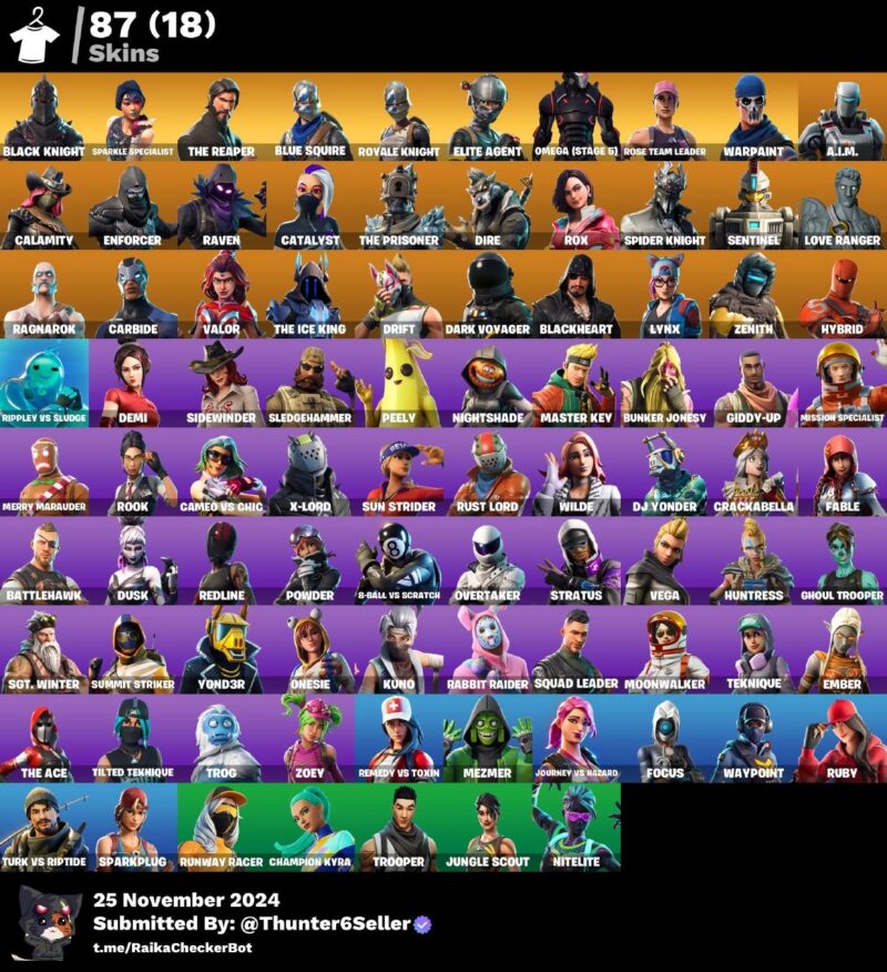 og fortnite skins